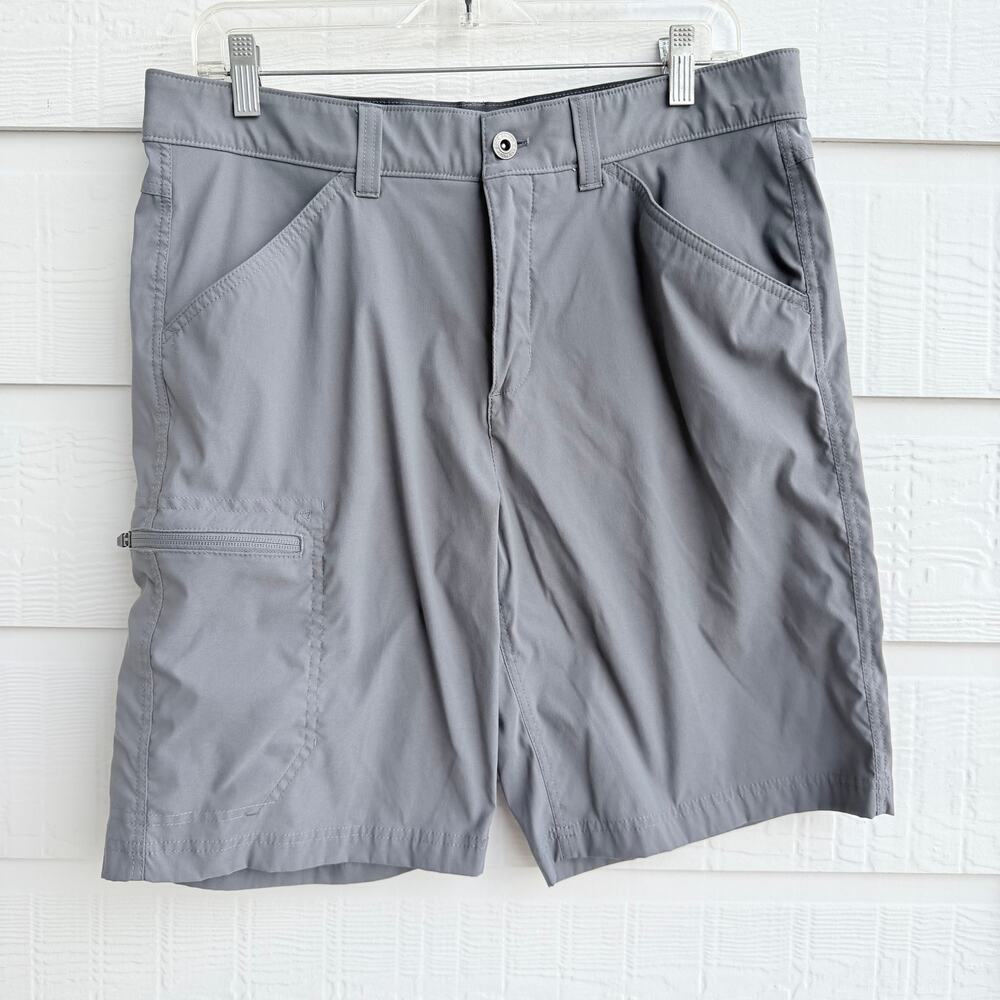 Eddie Bauer Men's Gray Utility Hiking Cargo Shorts Size 34 Gorpcore